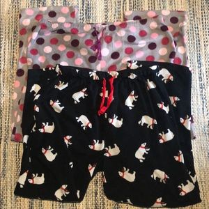 Fuzzy warm pj bottoms